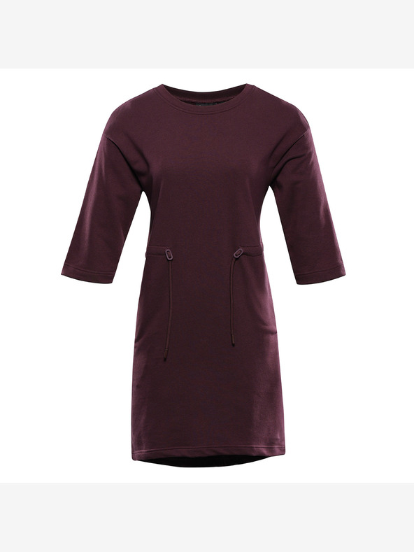 ALPINE PRO Ženska bombažna obleka ALPINE PRO