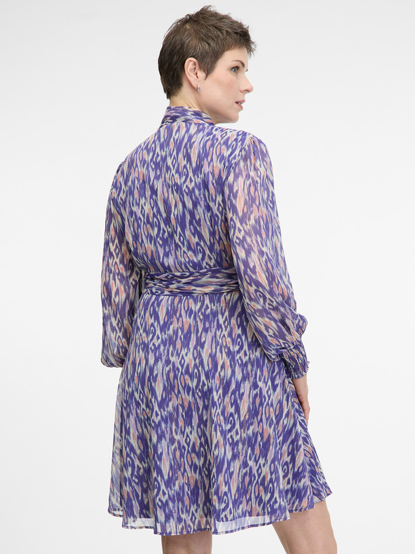 Orsay Vijolična ženska obleka do kolen ORSAY