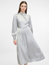 Orsay Srebrna ženska midi obleka ORSAY