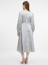 Orsay Srebrna ženska midi obleka ORSAY