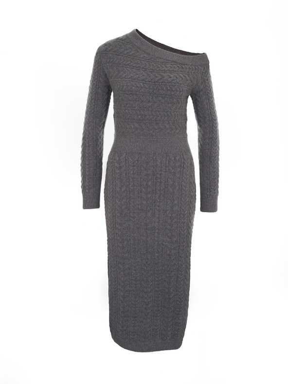 Orsay Siva ženska midi obleka ORSAY