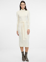 Orsay Krem ženska obleka ORSAY