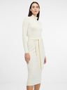 Orsay Krem ženska obleka ORSAY