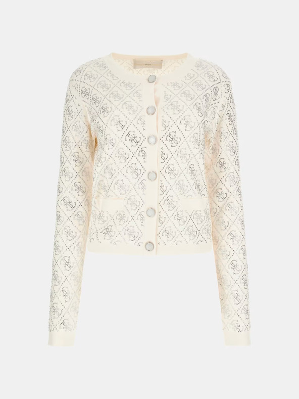 Guess Guess kremni ženski pulover