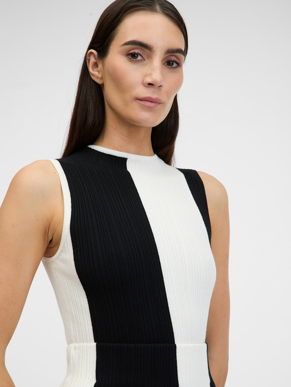 Orsay Črno-bel ženski pulover ORSAY