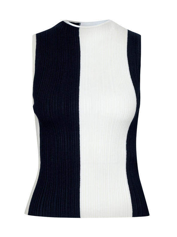 Orsay Črno-bel ženski pulover ORSAY