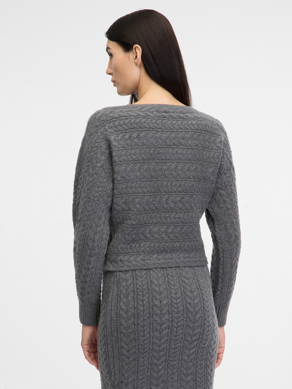 Orsay Siv ženski pulover ORSAY