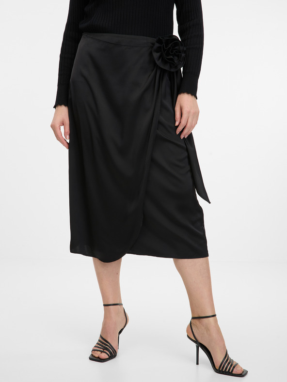 Orsay Črno žensko midi krilo ORSAY