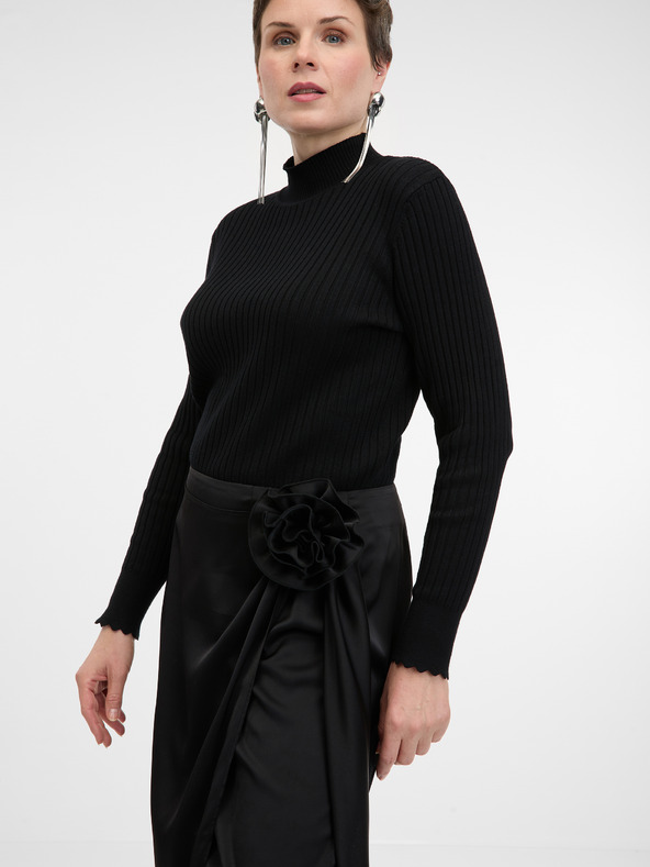 Orsay Črno žensko midi krilo ORSAY