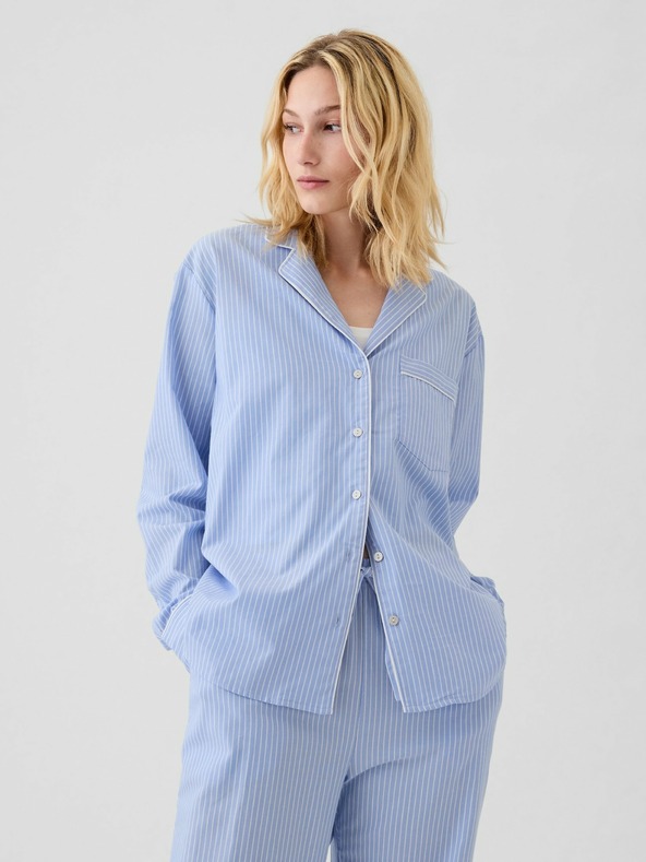 GAP Pižama srajca iz poplina GAP