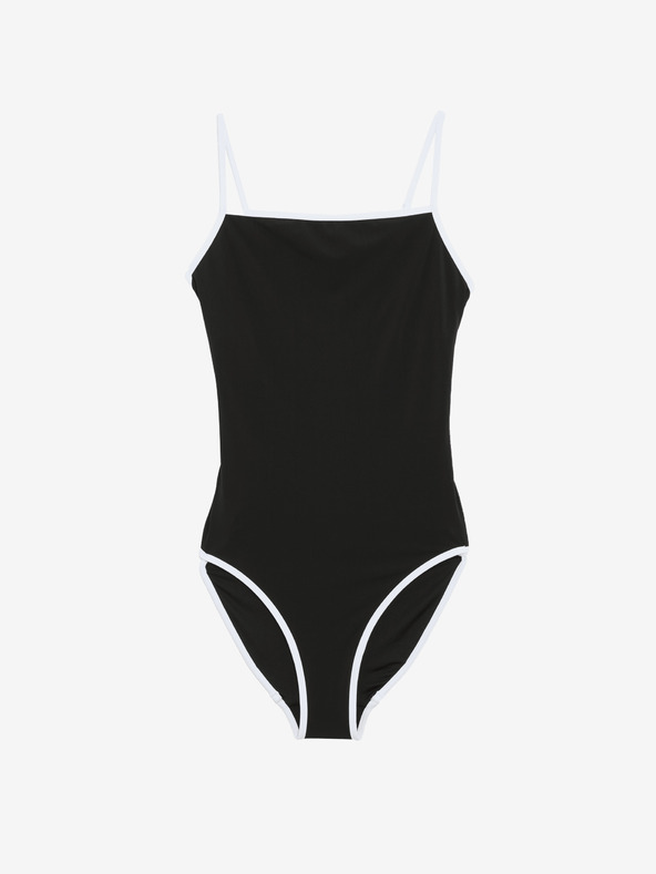 Marks & Spencer Plavke s kontrastno obrobo in kvadratnim izrezom Marks & Spencer črne barve