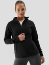 4F 4F Ženska bluza iz flisa z rednim zapenjanjem in kapuco
