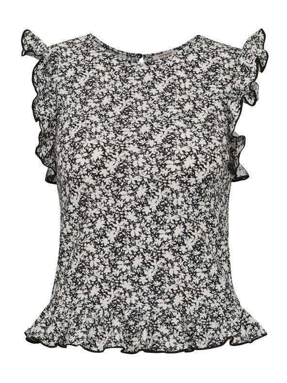 Orsay Črna ženska majica s kratkimi rokavi ORSAY