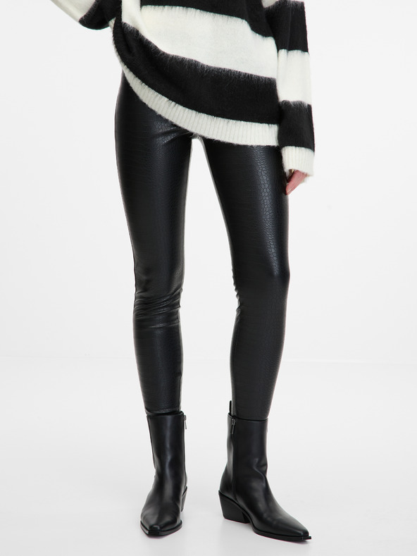 Orsay Črne ženske vzorčaste pajkice ORSAY