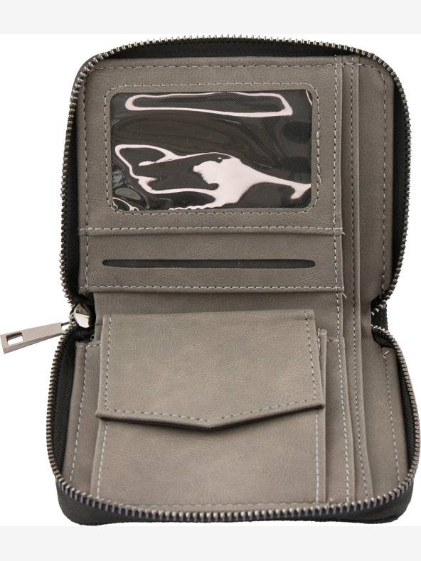 ALPINE PRO Tekstilna denarnica ALPINE PRO GORINE črna