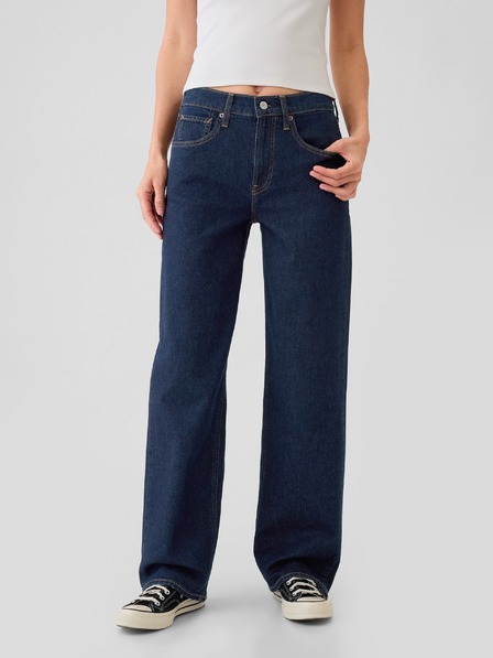 GAP 90's Loose stredne vysoké džínsy