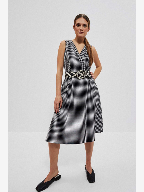 Moodo Bel in črn ženski pas Moodo