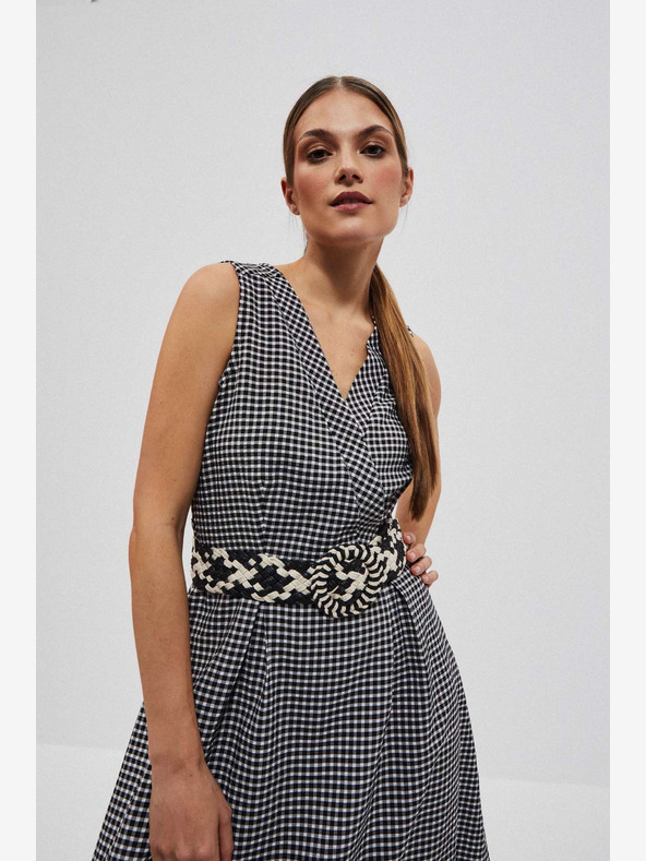 Moodo Bel in črn ženski pas Moodo