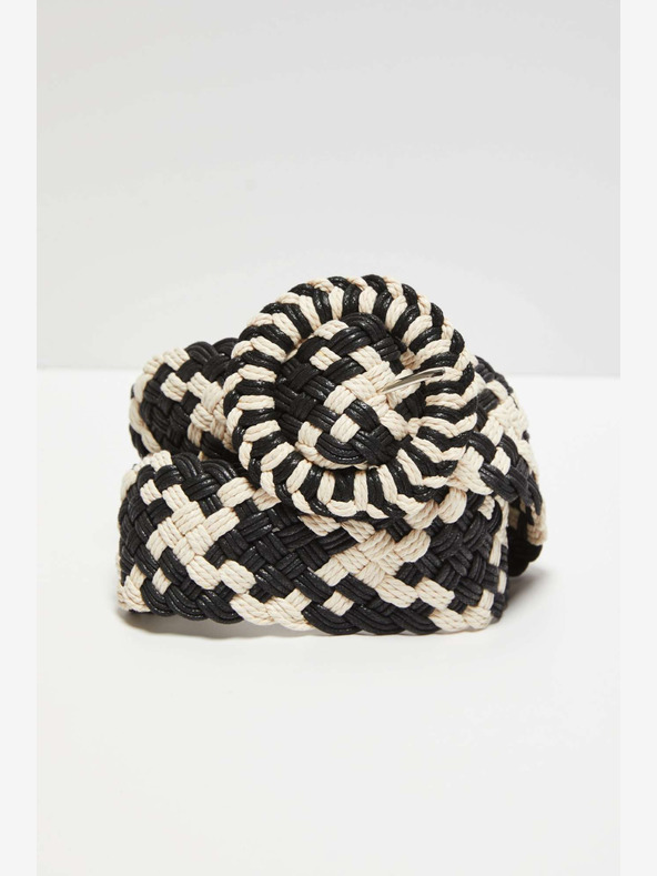 Moodo Bel in črn ženski pas Moodo