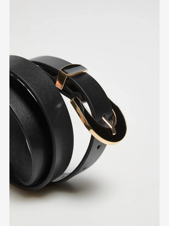 Moodo Črn ženski pas Moodo