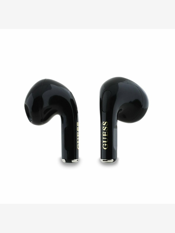 Guess Brezžične slušalke črne Guess Classic