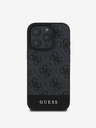 Guess Guess PU 4G Stripe Back Cover za iPhone 16 Pro Max Grey