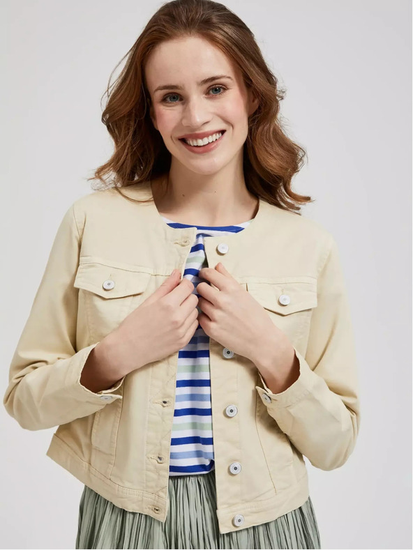 Moodo Ženska jakna bež MOODO