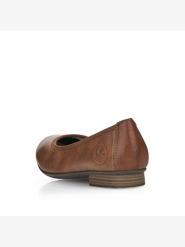 Rieker Rjave ženske balerinke Rieker