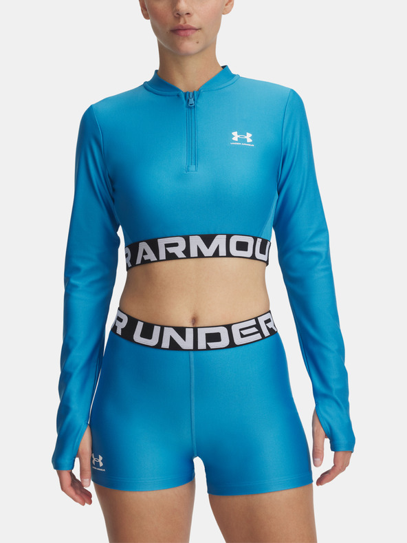 Under Armour Ženska majica Under Armour HeatGear Rib 1/4 Zip LS