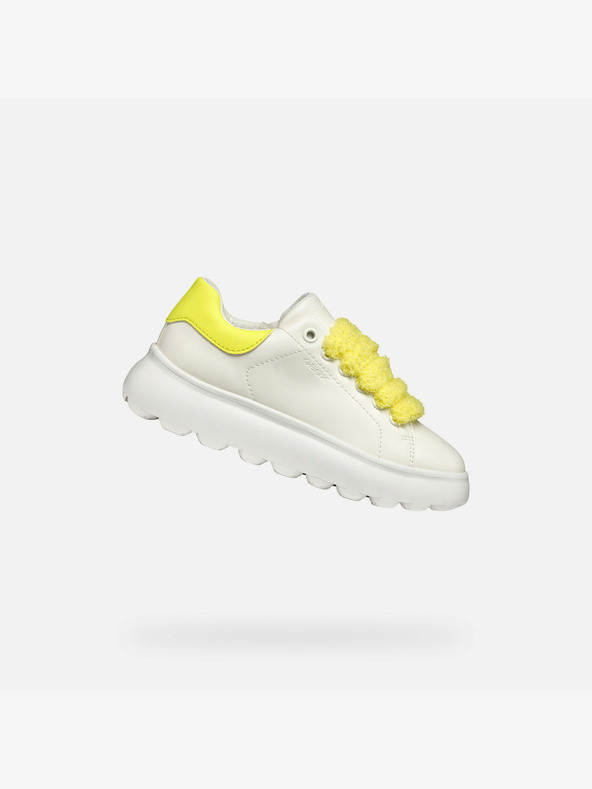 Geox Bele dekliške superge Geox Puffypop