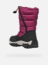 Geox Červená dievčenská zimné topánky Geox Himalaya B Ab