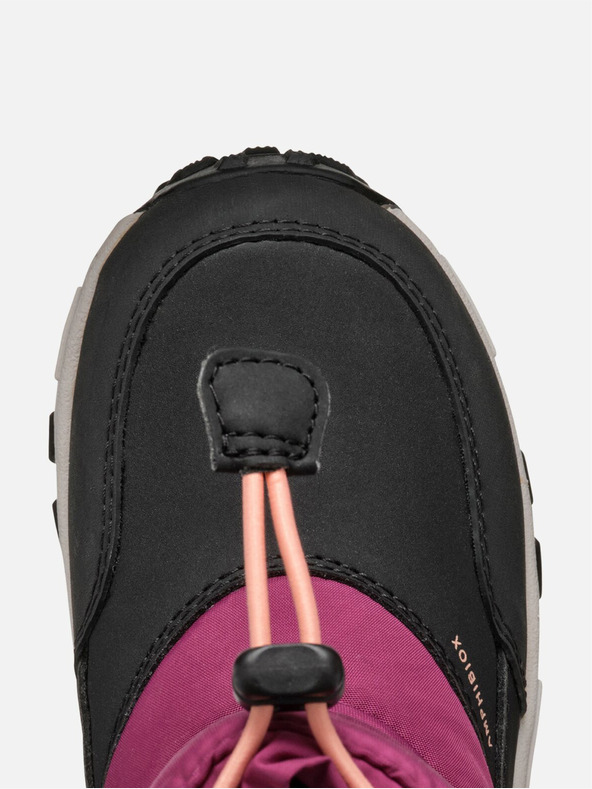 Geox Červená dievčenská zimné topánky Geox Himalaya B Ab