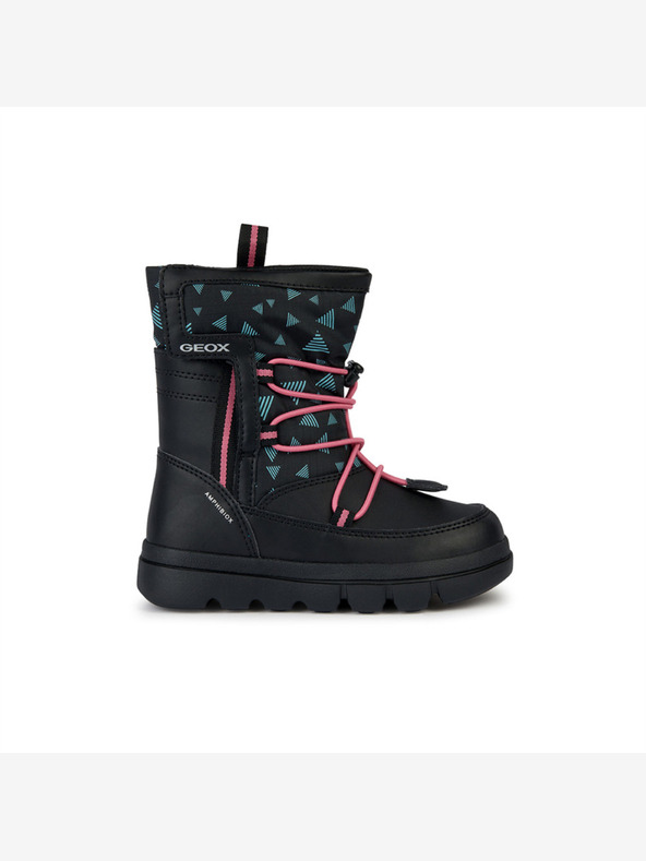 Geox Črni dekliški gležnjarji Geox Willaboom Abx