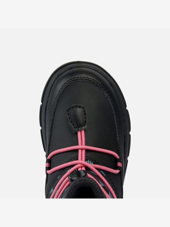 Geox Črni dekliški gležnjarji Geox Willaboom Abx