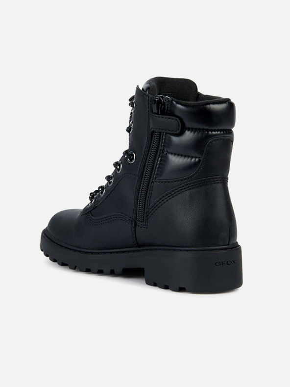 Geox Črni dekliški gležnjarji Geox Casey B ABX