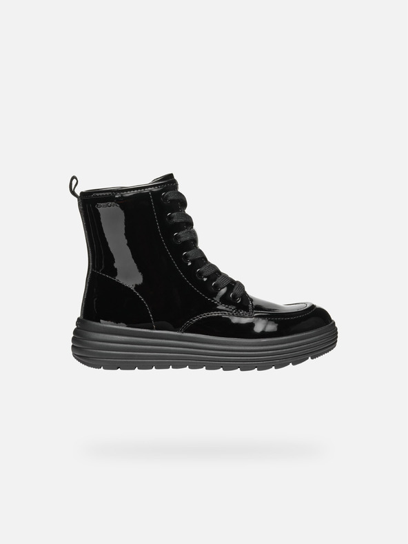 Geox Črni dekliški gležnjarji Geox Phaolae