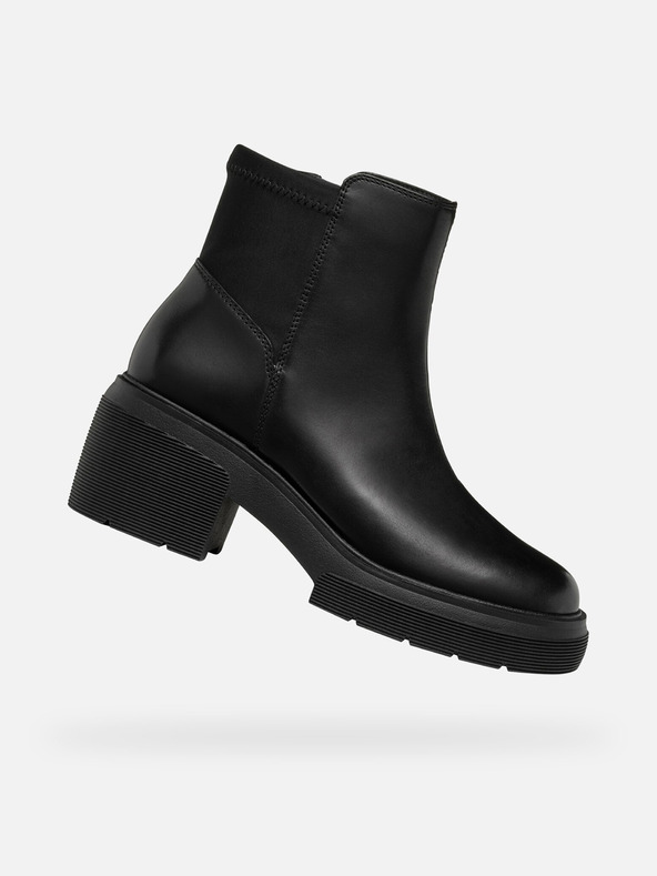 Geox Črni ženski gležnjarji Geox Spherica EC15