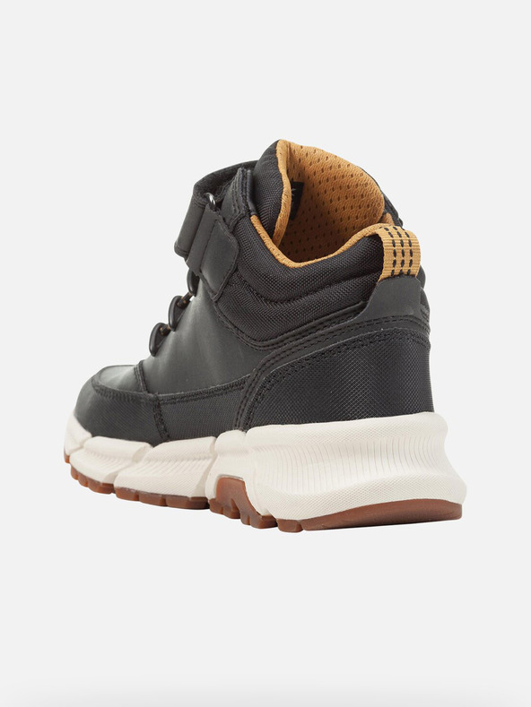 Geox Črni fantovski gležnjarji Geox Flexyper Plus