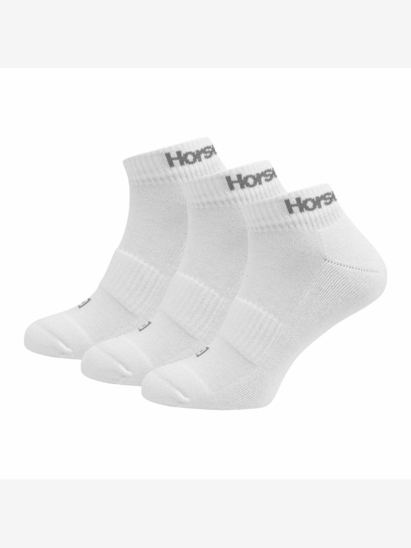 Horsefeathers Rapid Premium 3Pack nogavice - bele, velikost 8 - 10 HORSEFEATHERS
