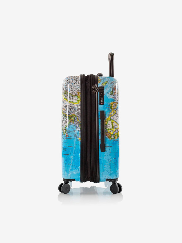 Heys Modri potovalni kovček z vzorcem Heys Journey 3G M