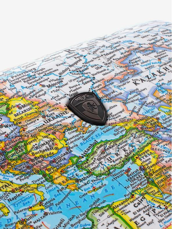 Heys Modri potovalni kovček z vzorcem Heys Journey 3G M