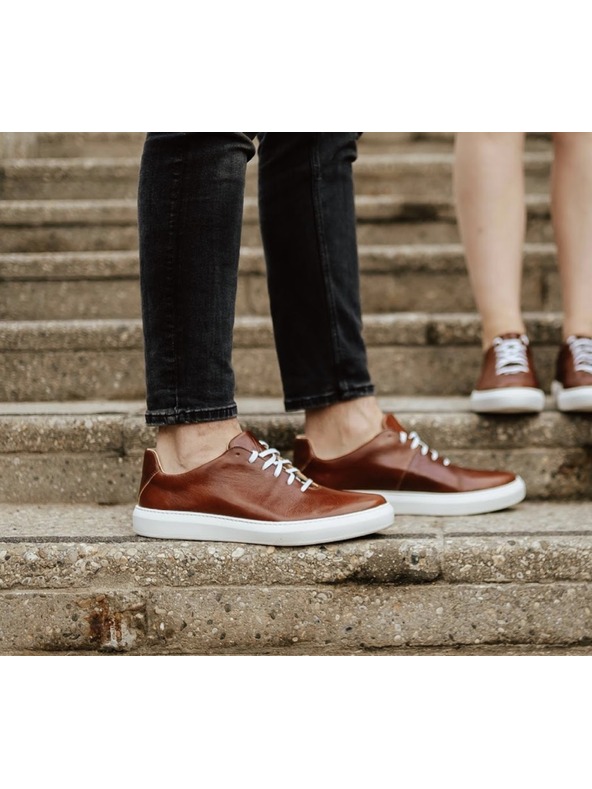 Vasky Ženske usnjene superge / škornji Vasky Teny Brown