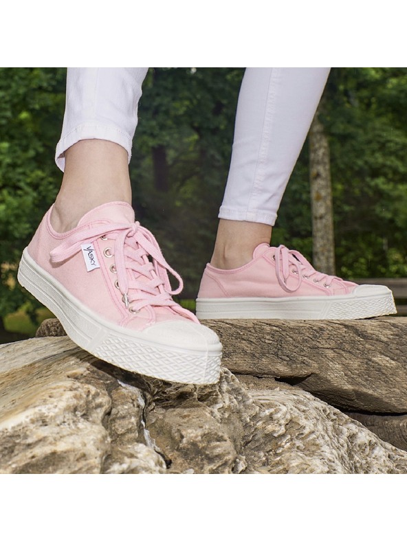 Vasky Ženske platnene superge / škornji roza Vasky Kanvasky