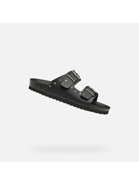 Geox Črni dekliški copati Geox Adriel