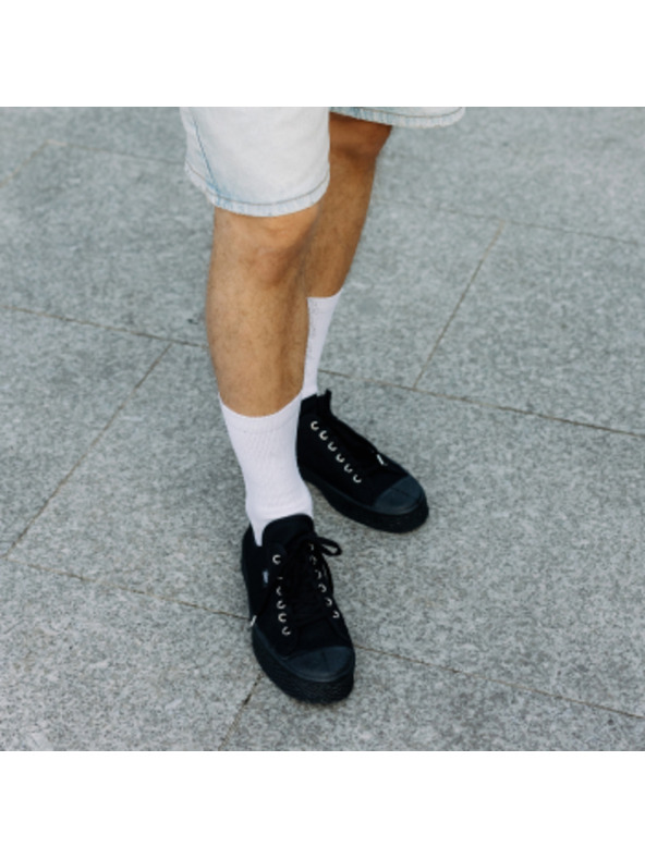 Vasky Ženske platnene superge / škornji črne barve Vasky Kanvasky