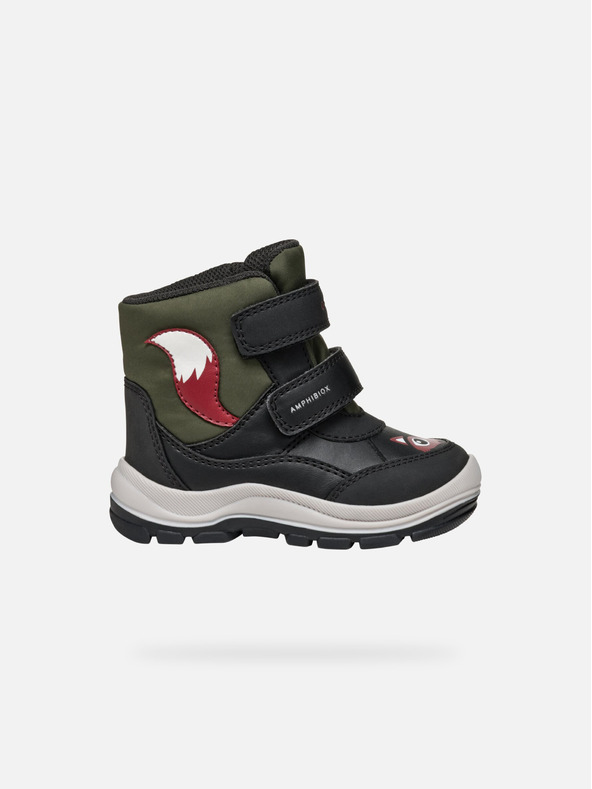 Geox Črna zimska obutev za fante Geox Flanfil B Abx