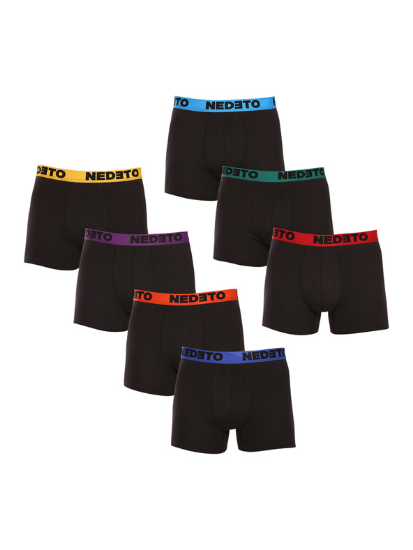 Nedeto Komplet sedmih moških boksaric v črni barvi Nedeto