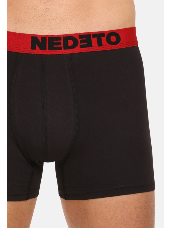 Nedeto Komplet sedmih moških boksaric v črni barvi Nedeto