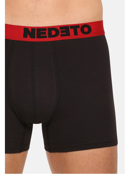 Nedeto Komplet sedmih moških boksaric v črni barvi Nedeto