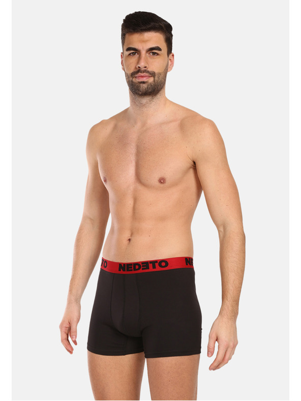 Nedeto Komplet sedmih moških boksaric v črni barvi Nedeto